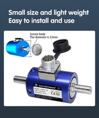 DAYSENSOR Rotary Torque Sensor,Non-Contact,100 Nm Static Torque Sensor,0.1% F.S