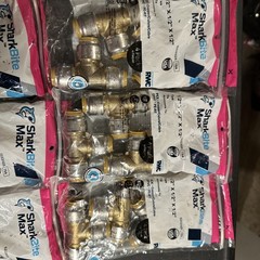 24 Sharkbite Max Push T Connect 1/2” x 1/2” x 1/2” Tee New 5233325 (338)