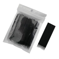 Dental Micro Applicators Disposable Makeup Eyelash Brush Swab Mascara Wand