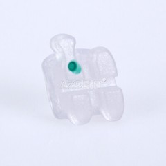 AZDENT Dental Orthodontic Ceramic Brackets MBT Roth 022/018 345 Hooks Braces