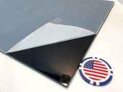Polycarbonate Plastic Sheet Black 3/16″ x 12″ x 12″ , Lexan panel