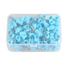 100X Dental Prophy Polishing Cups Latch Brushes for Contra Angle Handpiece MT