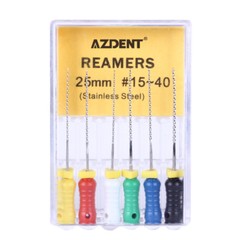 Dental Endo Root Canal Files NITI REAMERS K-Files #15-40 21mm 25mm Hand Use