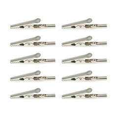 10/20/50Pcs 51mm Stainless Steel Alligator Clips