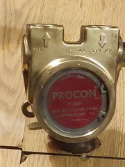 Procon Brass Rotary Vane Pump 1/2″ FNPT 265GPH 250PSI 1725RPM 104E265G12BA