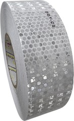White DOT-C2 Reflective Tape Conspiciuity Safety Caution Night Trailer Truck Car