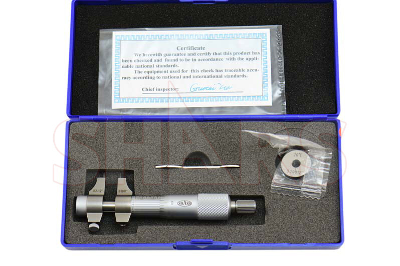 SHARS PRECISION .2 – 1.2″ .0001″ INSIDE MICROMETER SET NEW P}