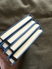 4 – Shinola Detroit Ruled Hard Linen Journals – Blue – Unused – Advert Logo