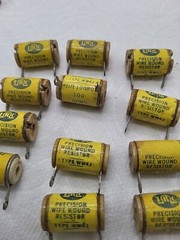 12 Piece Lot of IRC Precision Wire Wound Resistor Type WW4J 750 K