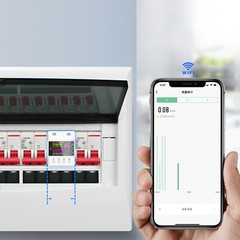 AC110V 220V Smart Life Din Rail WIFI Smart Energy Meter Timer Power 100A 50/60Hz