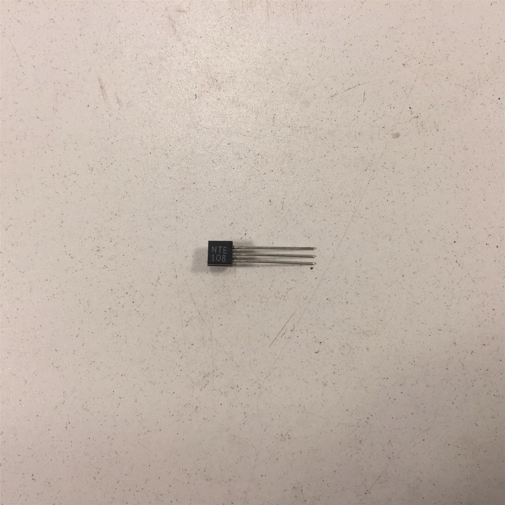 (3) NTE NTE108 Silicon NPN Transistor High Frequency Amplifier – Lot of 3