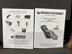 Monarch PLT200 KIT Model: 6125-011 Laser Tachometer , 0.5 To 20,000 RPM