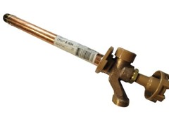 Woodford 1/2 In. SWT x 1/2 In. MIP x 3/4 In. MHT x 8 In. Brass Anti-Siphon Frost