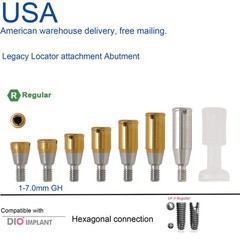 US Multi system Dental titanium Implant Locator Abutment & Male Retention Insert