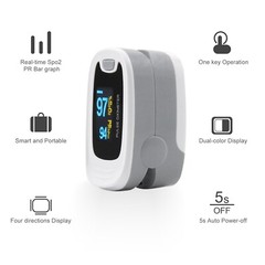 Pulse Oximeter Fingertip SPO2 Blood Oxygen Meter Heart Rate O2 Patient Monitor