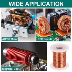 24 AWG Magnet Wire 6 OZ/169.8g Enameled Copper Wire 155C(311F)