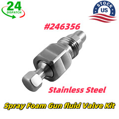 For Fusion Air Purge AP Spray Gun Spray Foam Gun fluid Valve Kit 246356