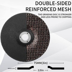 3 inch Grinding Wheel Depressed Center Aggressive Grinding Rust Removal Welding