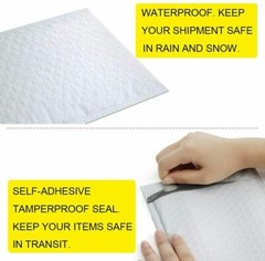 ANY SIZE POLY WHITE BUBBLE MAILERS SHIPPING MAILING PADDED BAGS ENVELOPES