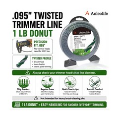 A Anleolife 1-Pound Heavy Duty Twisted .095-inch-by-393-ft Dual… FAST USA SHIP