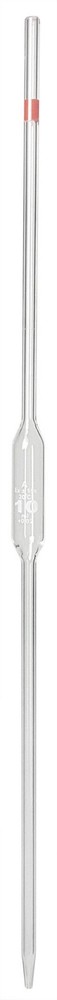 Volumetric Pipette, Glass, 10ml Capacity, Class B