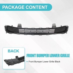 Front Bumper Lower Grille Compatible with 2016 2017 2018 Kia Optima EX LX Matte