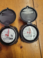 BADGER MODEL 25 GALLON METER TOP REGISTER