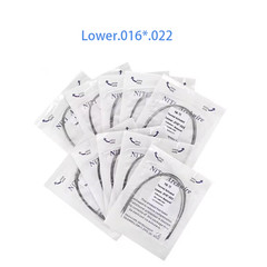 Dental Ortho Heat Thermal Activated Niti Rectangular Natural Form Arch Wire