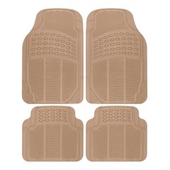 BDK ProLiner Car Floor Mats – Heavy Duty Rubber, Universal Fit, Black