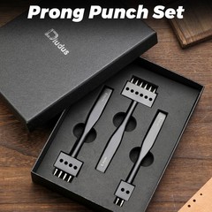 DIUDUS Leather Hole Punch, Prong Punch Tool 6mm 2/4/6 Lacing Stitching Punch,…