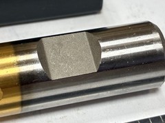 Interstate 723-6767, 3/4″x 3/4″x 1-1/4″x 3-1/2″, 4FL Cobalt, Rougher, TiN Coated