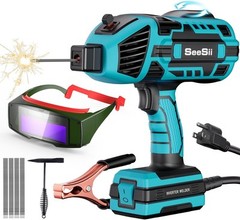 Seesii 110V Welding Machine 120Amp Portable ARC Welder Gun Hand Held Welder