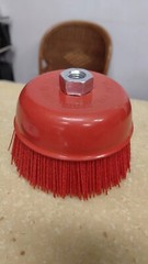 3 Inch Nylon Bristle Cup Brush Grinder Attachment Easy Surface Cleaning