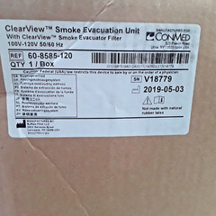 60-8585-120 – CONMED – CLEARVIEW SMOKE EVACUATION UNIT 100V-120V 50/60Hz – NEW