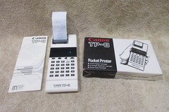 Canon TP-8 Pocket Printer Calculator – Includes Box & Instructions -TESTED -SEE!