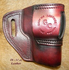 Gary C’s Avenger OWB Left Hand HOLSTER Sig Sauer P220 Carry 3.9″ Heavy Leather