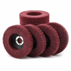 Metal Polishing 4.5″ Nylon Flap Discs 10PCS Grit 320 Deburr & Rust Removal
