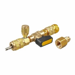 HVAC Tool AC Schrader Valve Core Remover Dual Size 1/4 & 5/16 Port Installer NEW