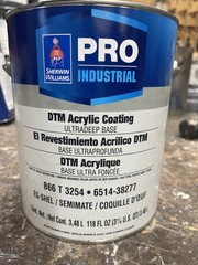 Sherwin Williams DTM Acrylic Paint / Dark Stone Brown / Eg-Shell/ Gallon