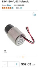 Qty(5) Sloan 3325453 Optima Plus Replacement Solenoid Operator Part EBV-136-A