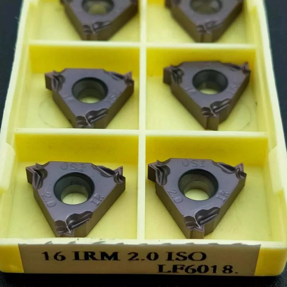 16IRM2.0ISO LF6018 Carbide Inserts | CNC Internal Metric Thread (2.0mm Pitch) fo