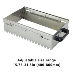 31.5in Adjustable Notched Trowel Mortar Comb With Wheels Tile Leveler ，Triangula