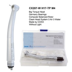 COXO Dental High Speed Handpiece 4 Hole 3 Water Spray Quick Coupling CX207-W H17