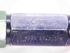 17.250 & 17.301 CL X METRIC PIN PLUG GAGE GO NO GO 17.000 +.250 17 .6811 17.25