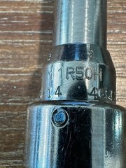 Precision Instruments Torque Wrench M1R50H 1/4” Drive 10-50 In lbs. Click Style