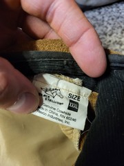 REVCO BLACK STALLION 30WC SPLIT COWHIDE WELDING JACKET SIZE XXXL Used