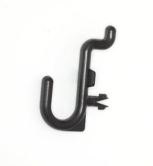 Plastic Black Peg Board Hook Kit Storage 25 Pack J Hook PEGBOARD NOT INCLUDED