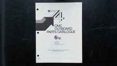 OMC 6hp Outboard Parts Catalogue 6RL74 Johnson Evinrude 74 Model