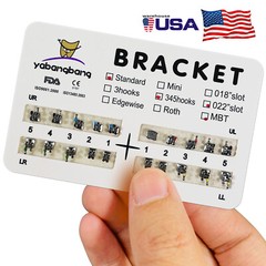 10x SANDENT Dental Orthodontics Brackets Brace Standard MBT 0.022″ Hooks 3-4-5