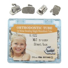 200Pcs Orthodontic Buccal Tubes Tubo Ortodoncia 1st 2nd Molar Roth MBT Brackets